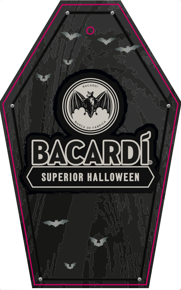 Etiquetas colgantes Bacardí