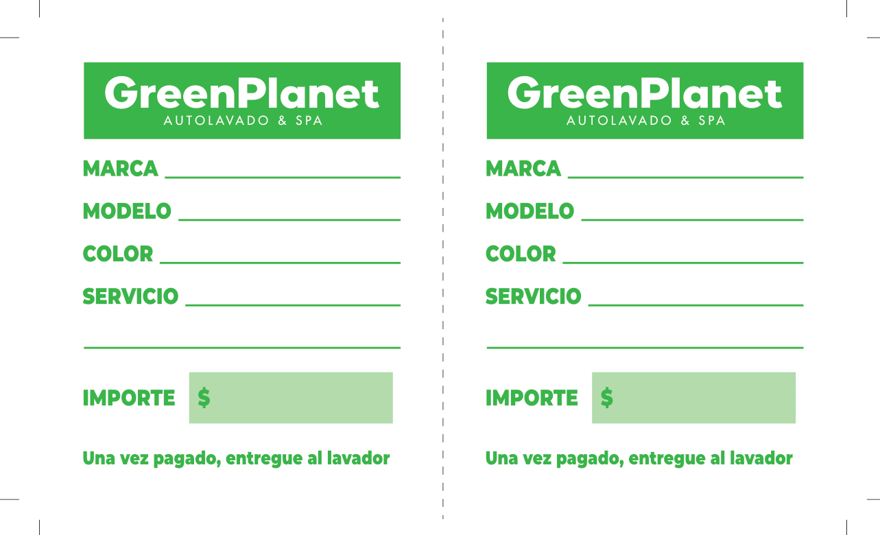 Boleto Green Planet - El 78 Centro Impresor