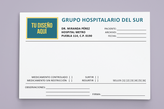 Bloc de recetas médicas - El 78 Centro Impresor