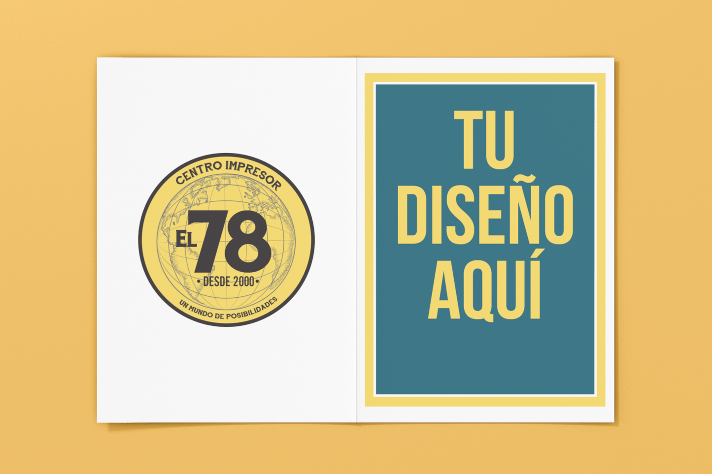 Dípticos publicitarios - El 78 Centro Impresor
