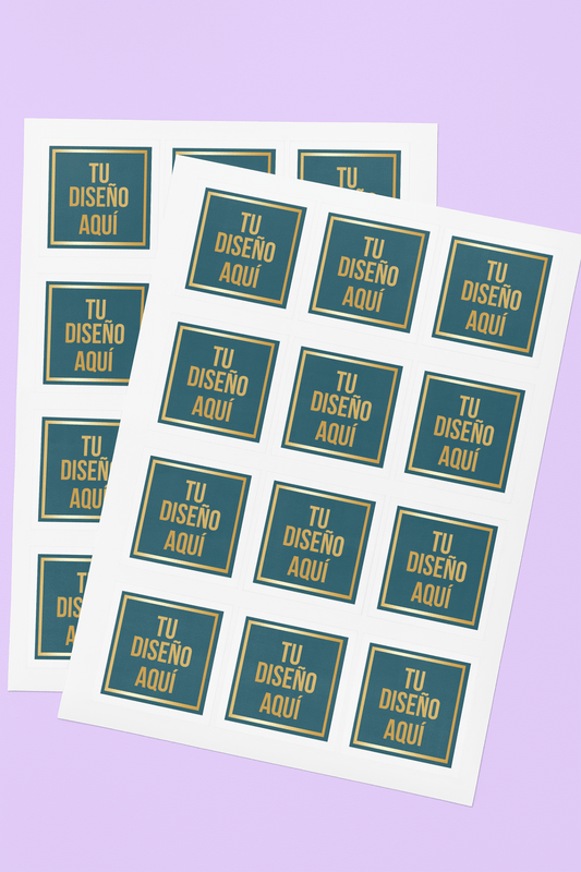 Etiqueta foil metalizada adhesiva - El 78 Centro Impresor