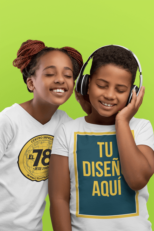 Playera o T Shirt estampada niñas y niños - El 78 Centro Impresor