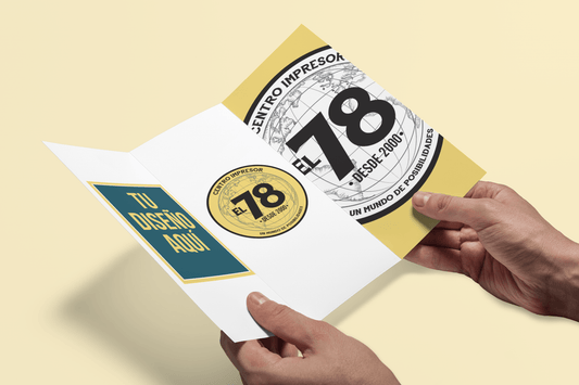 Trípticos publicitarios - El 78 Centro Impresor