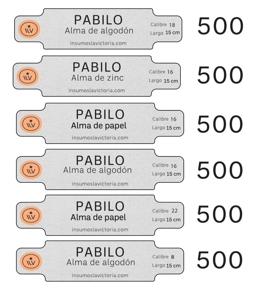 Etiquetas Pabilos y carrier encerados