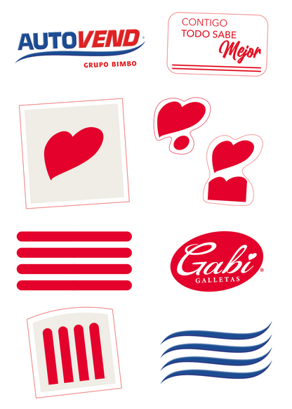 Autovend Stickers Bimbo