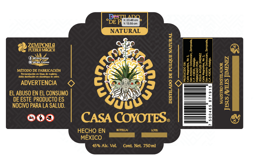 Etiquetas Casa Coyotes