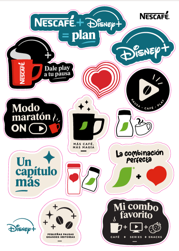 Stickers Nescafé