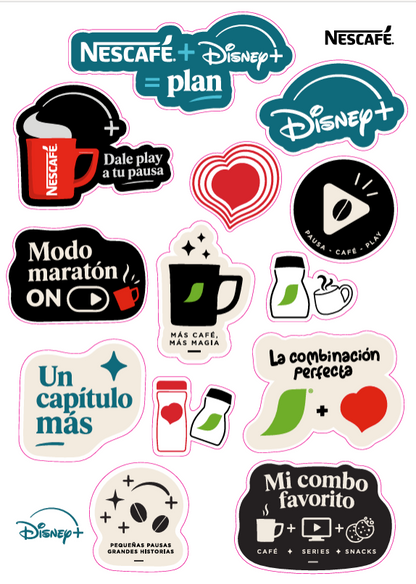 Stickers Nescafé