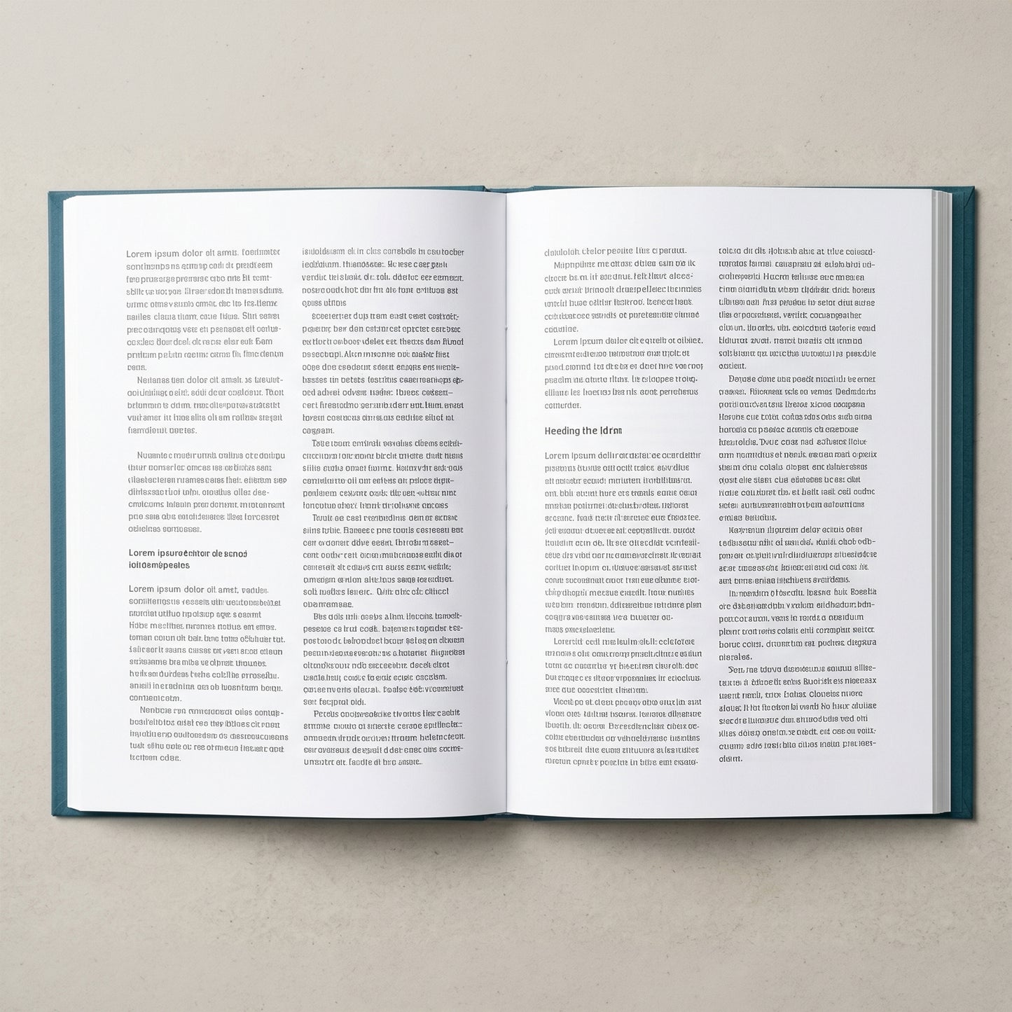 Interior de libro impreso en negro sobre papel bond 90 g — El 78
