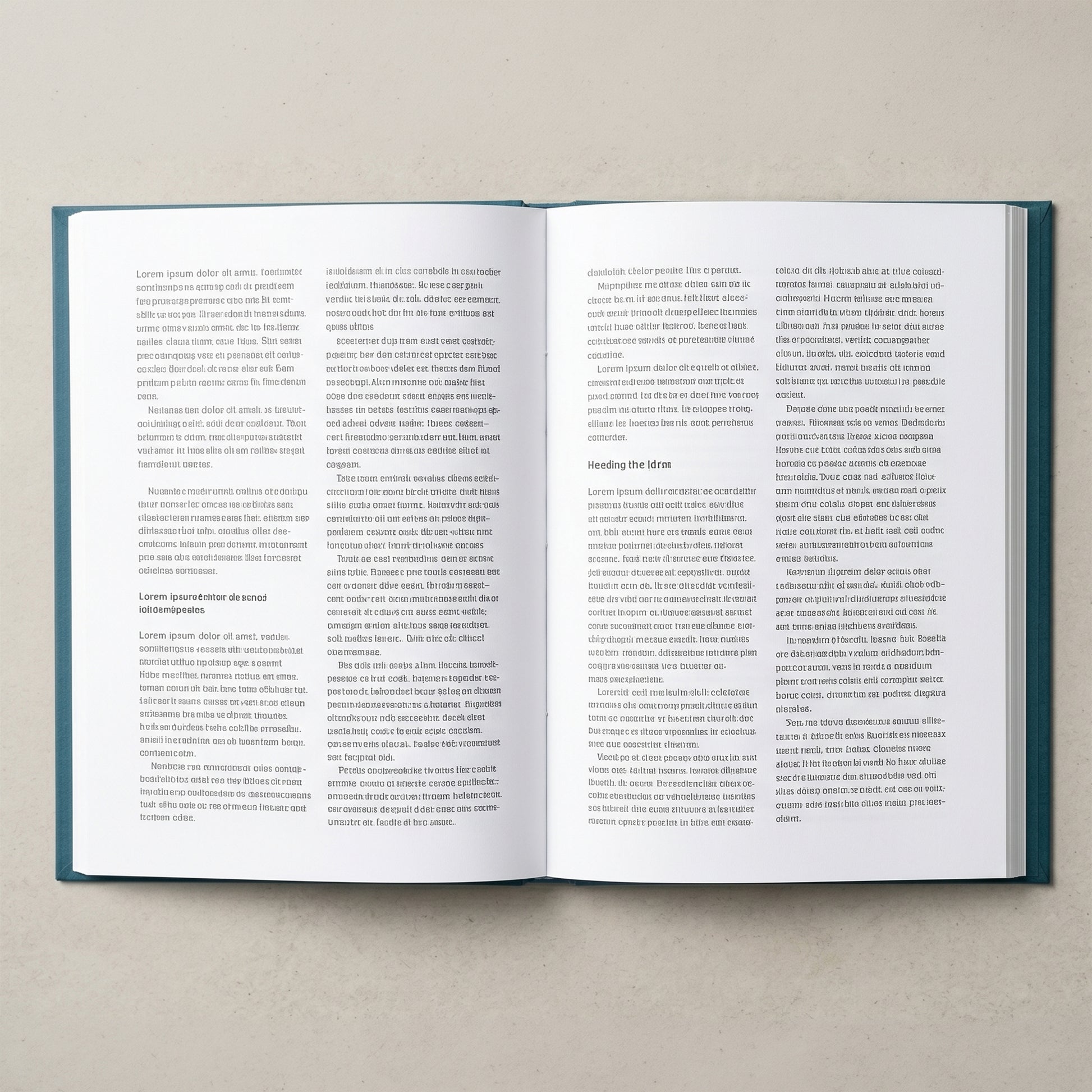 Interior de libro impreso en negro sobre papel bond 90 g — El 78