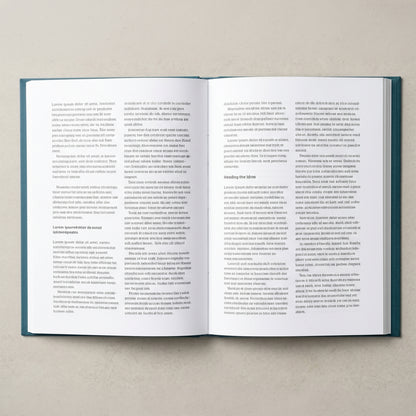 Interior de libro impreso en negro sobre papel bond 90 g — El 78