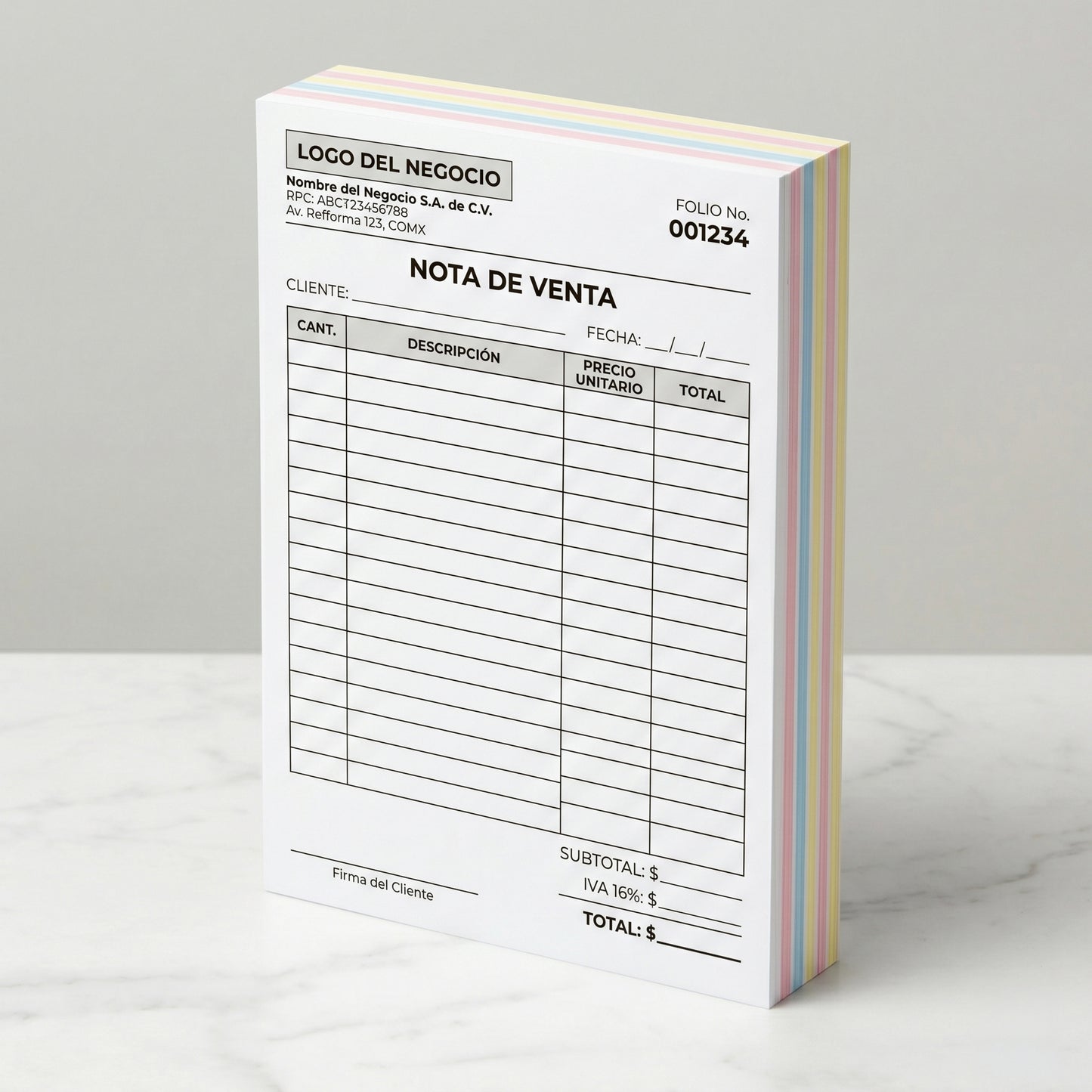 Formatos Autocopiantes Personalizados
