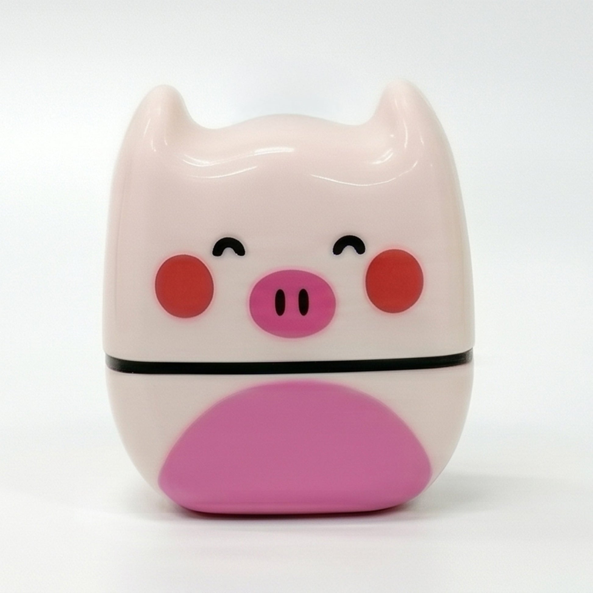 Sello flash infantil Pepo — cerdito rosa La Granja — para ropa y útiles escolares — EL78 CDMX