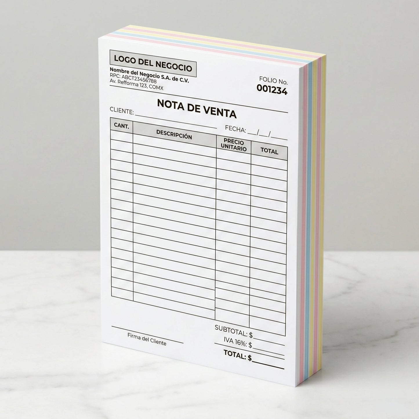 Formatos Autocopiantes Personalizados - El 78 Centro Impresor