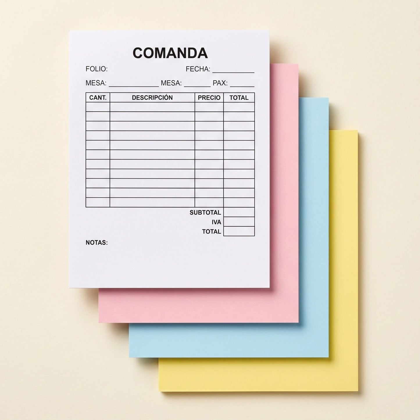 Formatos Autocopiantes Personalizados - El 78 Centro Impresor