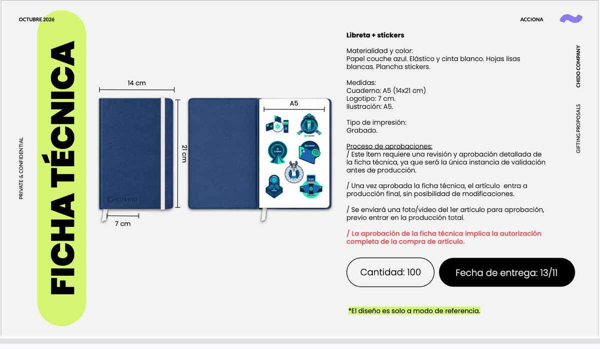 Libretas + Stickers - El 78 Centro Impresor