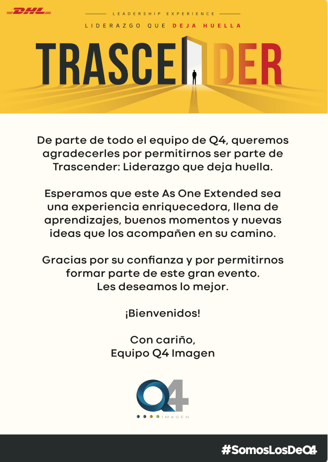 Materiales Trascender DHL - El 78 Centro Impresor