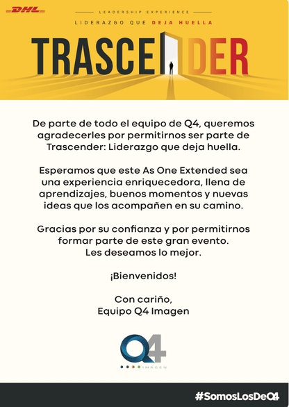 Materiales Trascender DHL - El 78 Centro Impresor