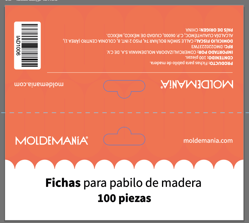 Modelmanía carrier Fichas para pabilo de madera y stickers - El 78 Centro Impresor