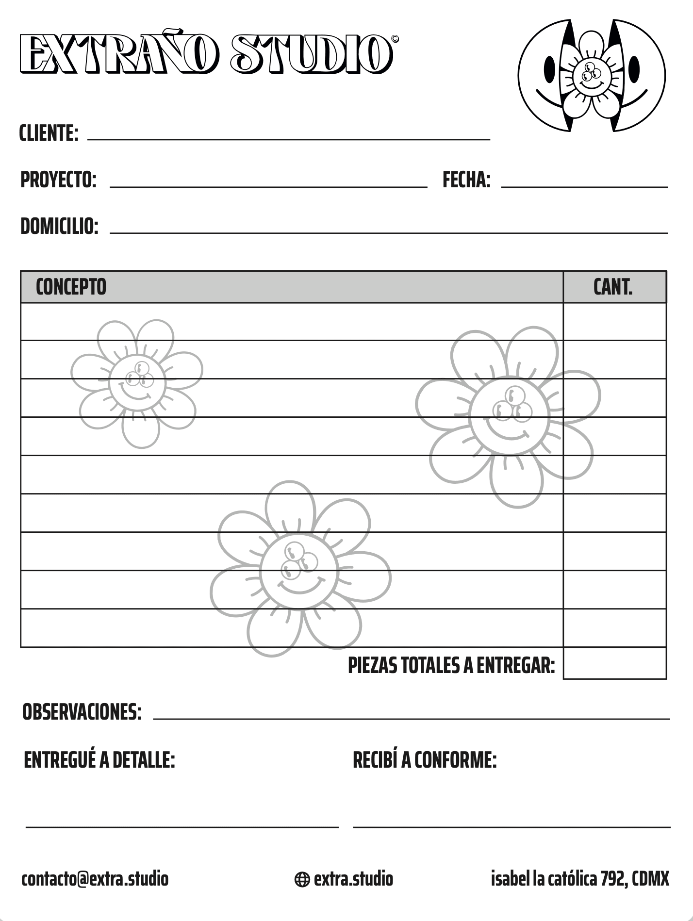 Notas de remisión Extraño - El 78 Centro Impresor