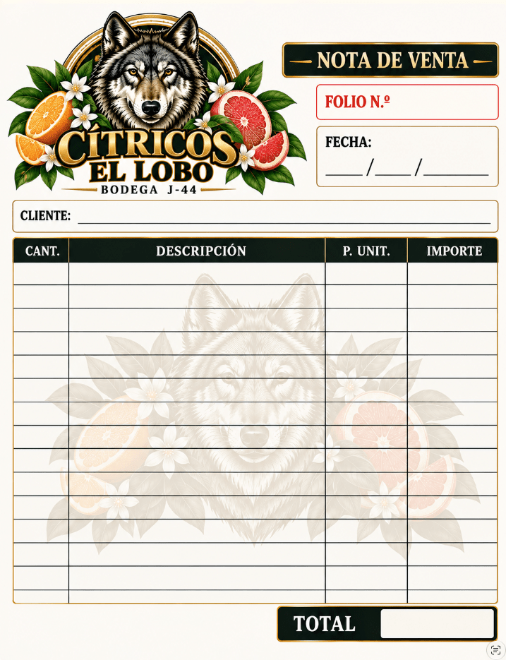 Remisiones y Vales El Lobo - El 78 Centro Impresor