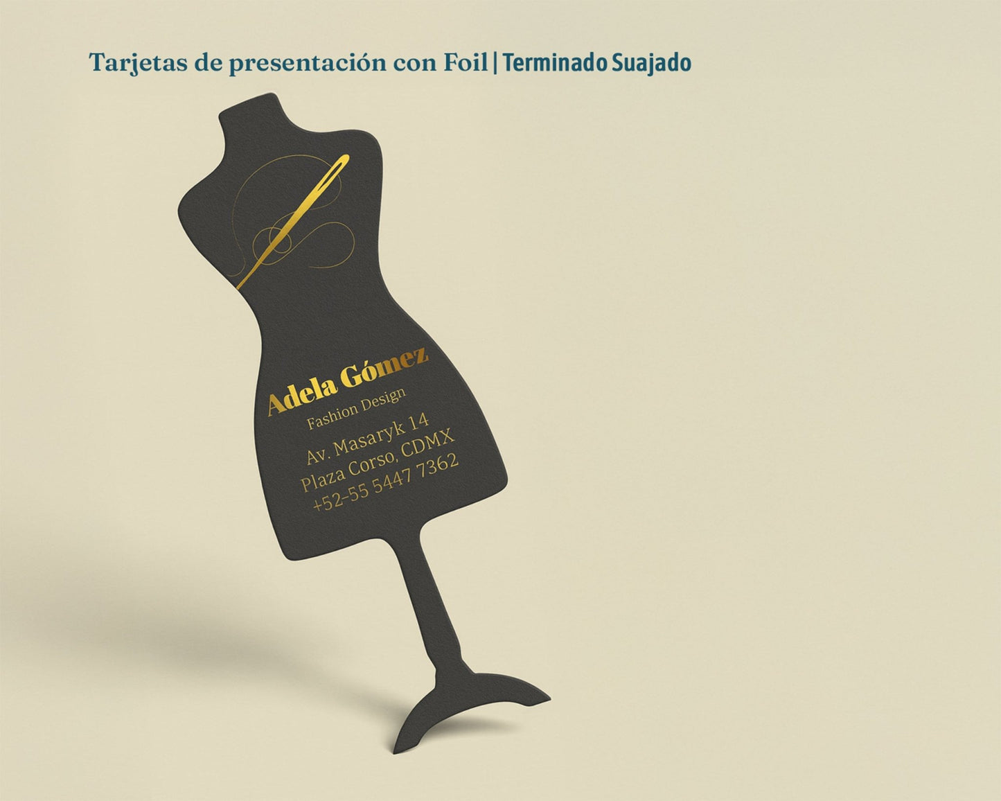 Tarjetas de presentación con Foil efecto metalizado - El 78 Centro Impresor