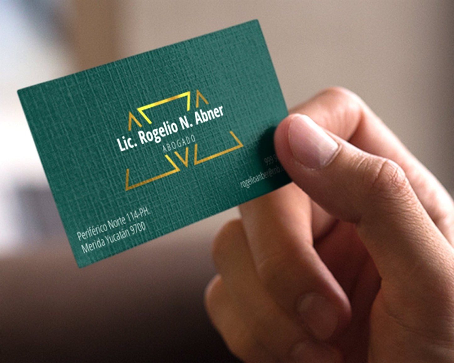 Tarjetas de presentación con Foil efecto metalizado - El 78 Centro Impresor