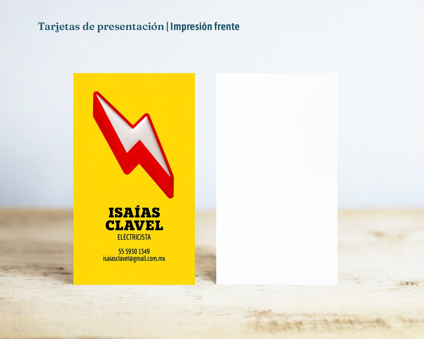 Tarjetas de presentación con Foil efecto metalizado - El 78 Centro Impresor