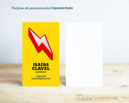 Tarjetas de presentación con Foil efecto metalizado - El 78 Centro Impresor