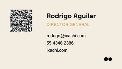 Tarjetas de presentación Ixachi - El 78 Centro Impresor