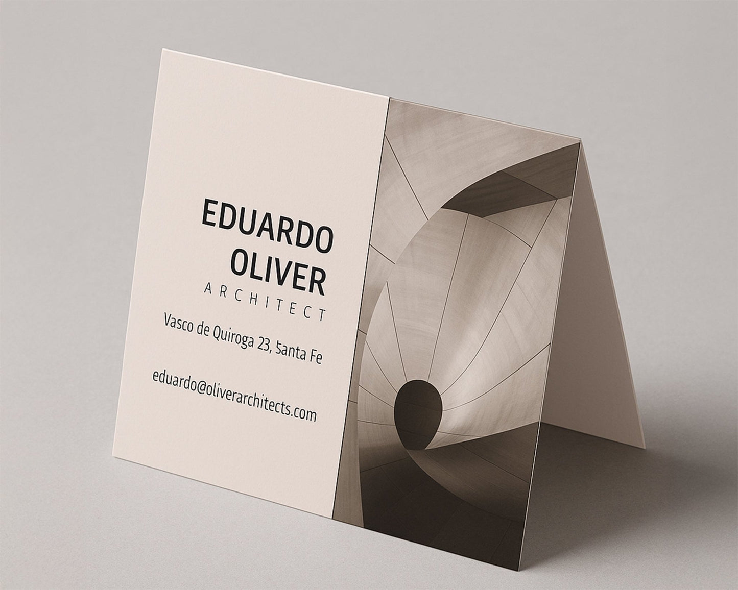 Tarjetas de presentación plegada - El 78 Centro Impresor