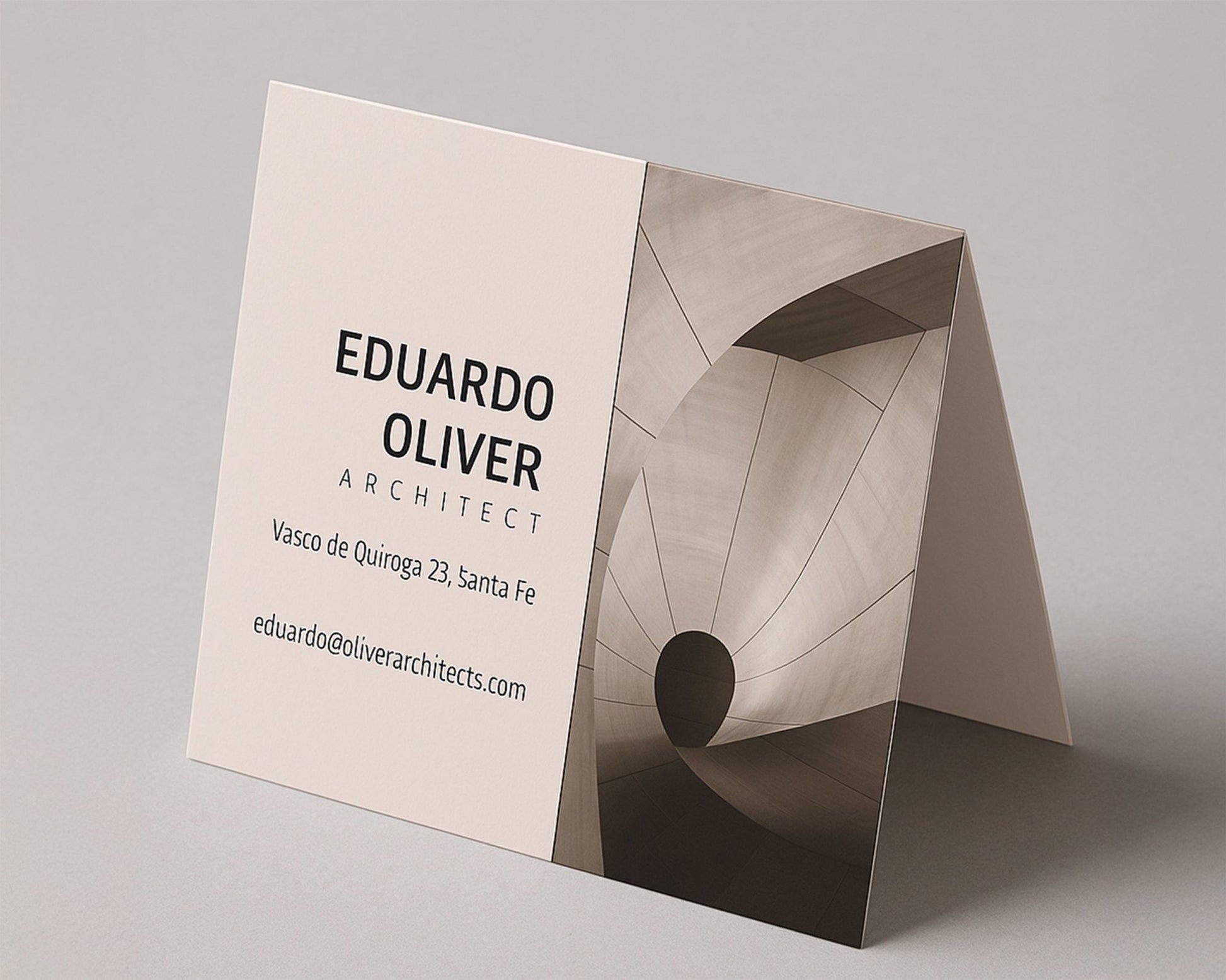 Tarjetas de presentación plegada - El 78 Centro Impresor