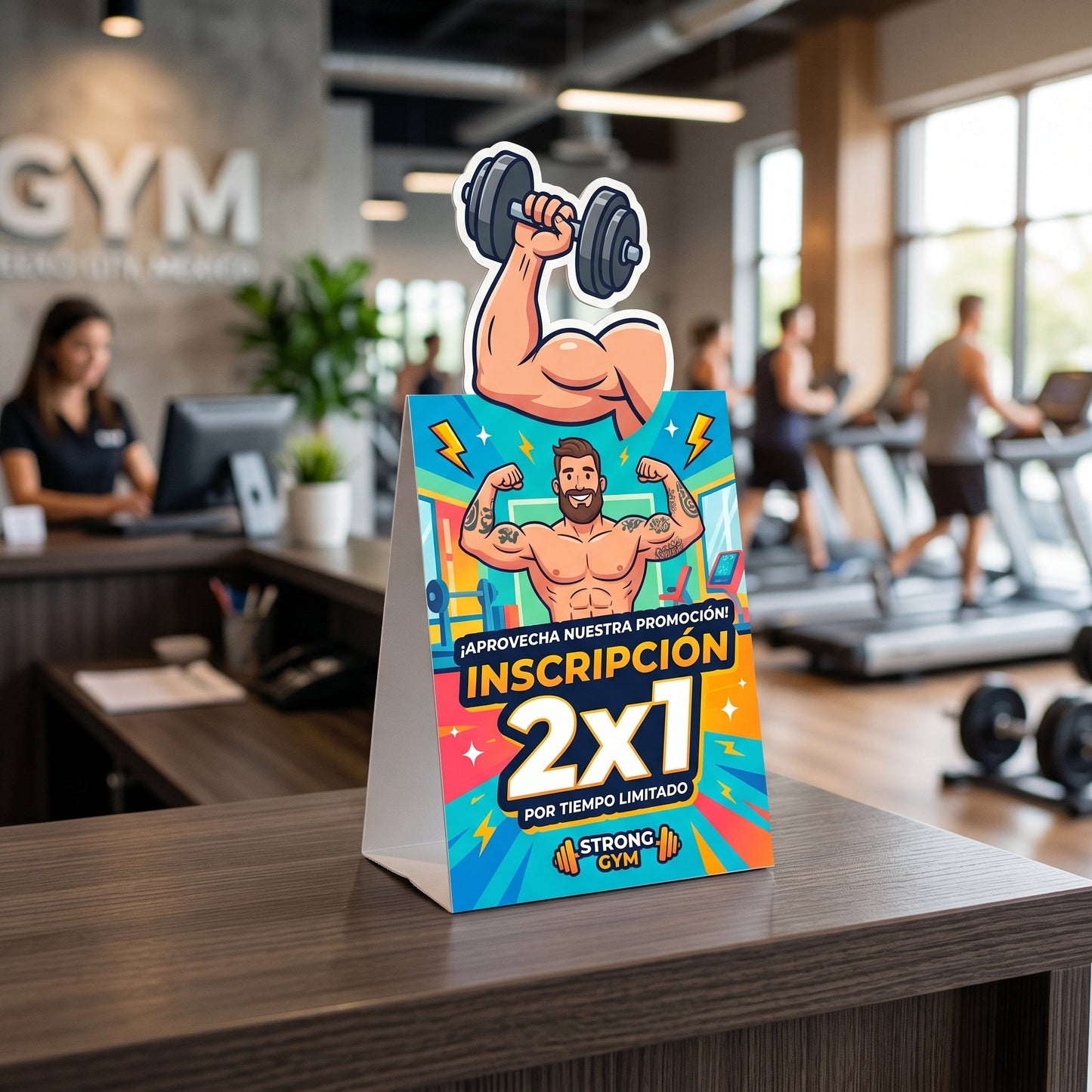 Tent Card Suajado Personalizado | Caballete Die-Cut 350g - El 78 Centro Impresor