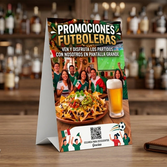 Tent Cards Personalizados | Cartulina 350g Laminada - El 78 Centro Impresor