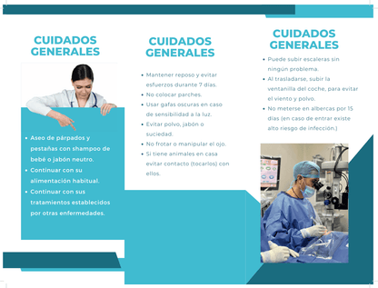 Trípticos Cuidados Post Quirúrgicos - El 78 Centro Impresor